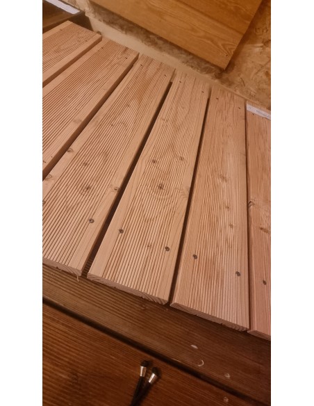 Lame de Terrasse Douglas - Dent de scie - 27x145
